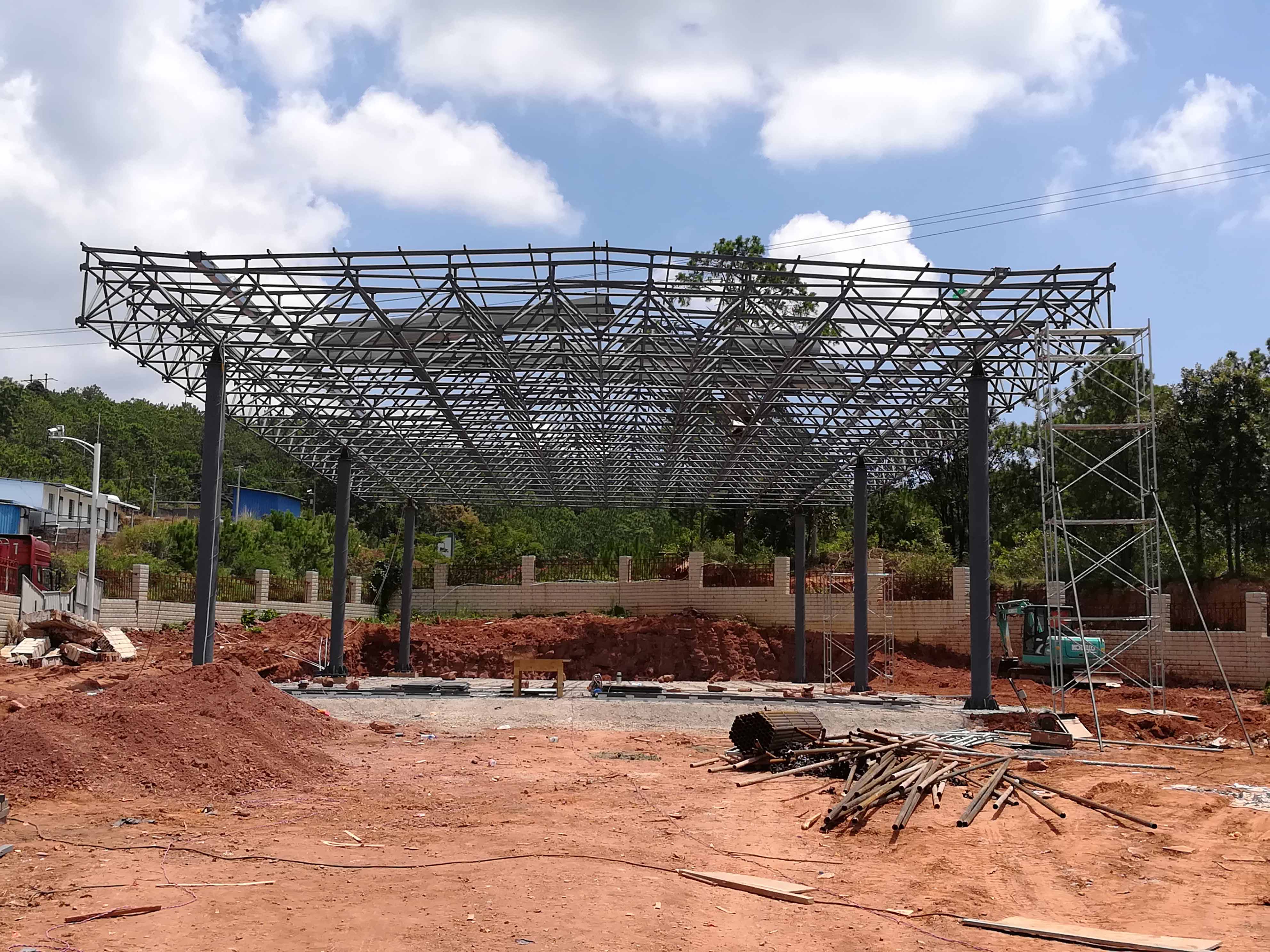 福州加油站网架屋面